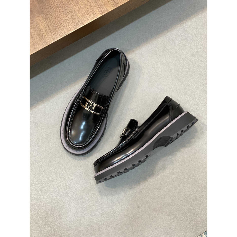 F**di o’lock loafers leather black