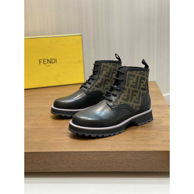 F**di biker boots black