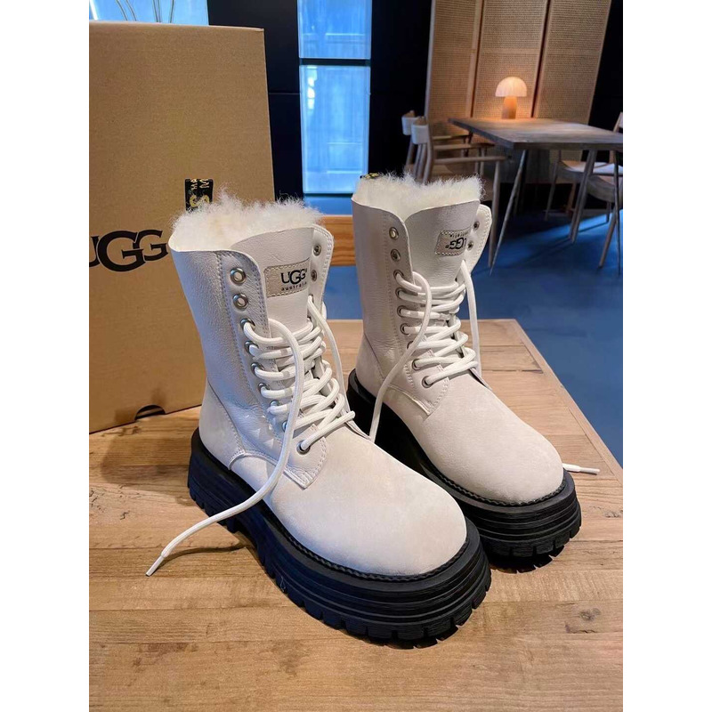 UGG Adirondak Meridian High Boots White