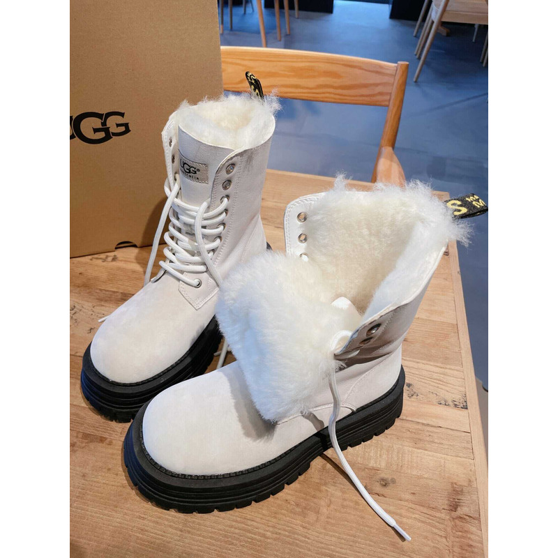 UGG Adirondak Meridian High Boots White