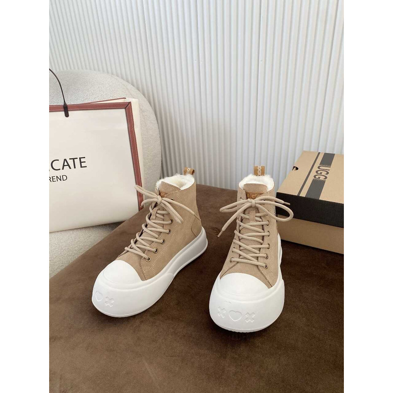 UGG High Top Sneakers Beige