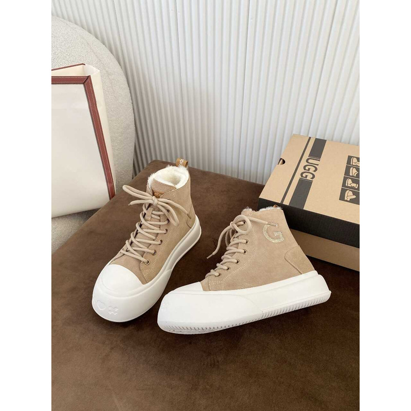 UGG High Top Sneakers Beige