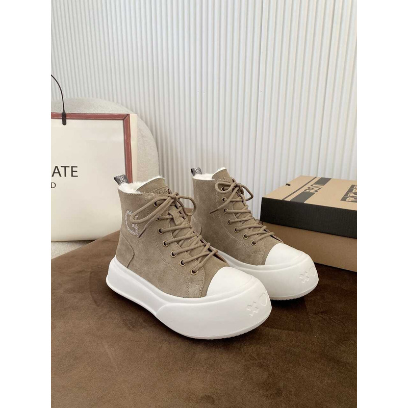 UGG High Top Sneakers Camel