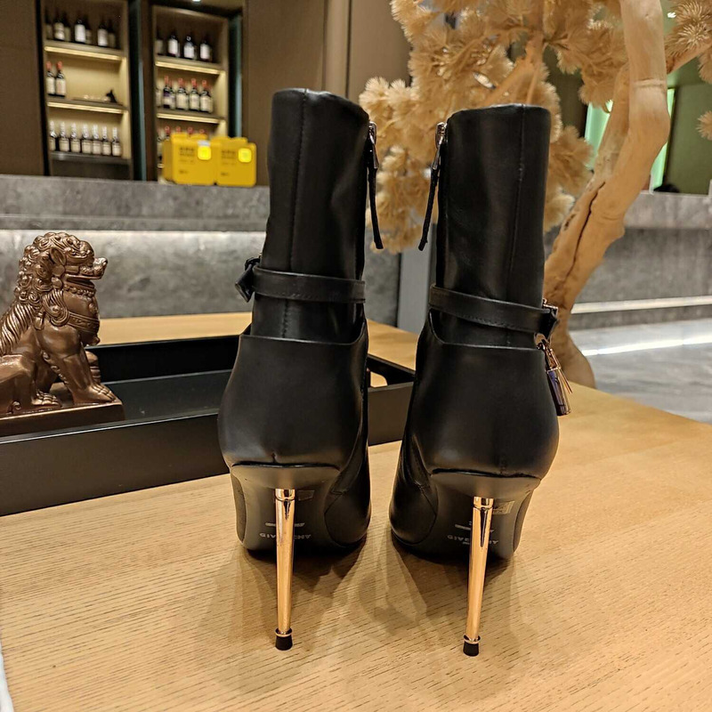 Givenchy G Lock Heeled Ankle Boots Black