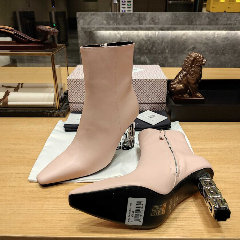 Givenchy G Cube Ankle Boots Pink