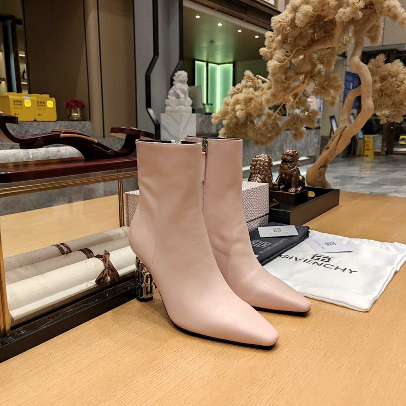 Givenchy G Cube Ankle Boots Pink