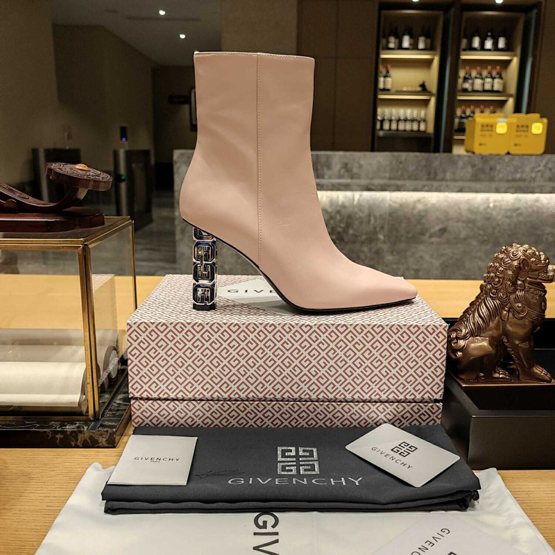 Givenchy G Cube Ankle Boots Pink