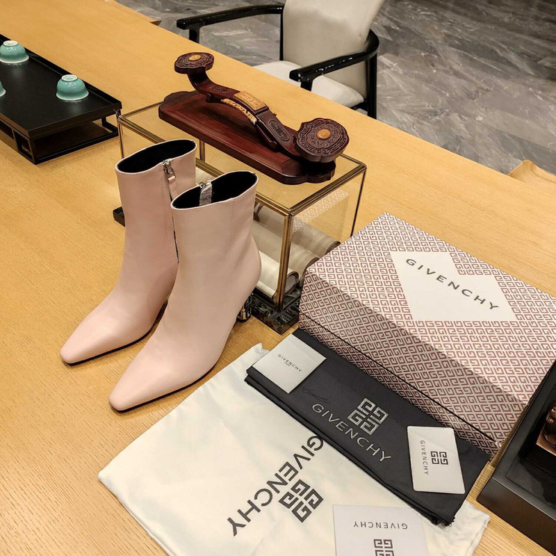 Givenchy G Cube Ankle Boots Pink