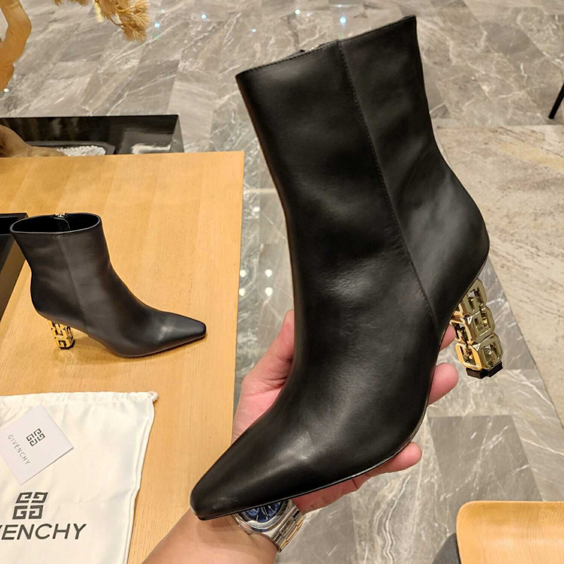 Givenchy G Cube Ankle Boots Black