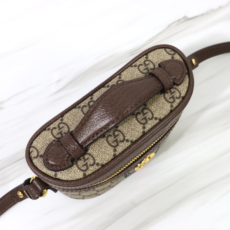 G*u*i ophidia cosmetic case brown