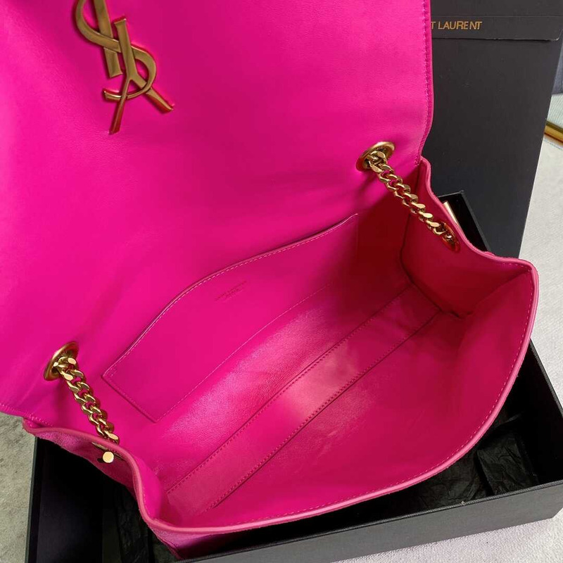 Saint Laurent Kate Medium Reversible Bag In Suede Pink