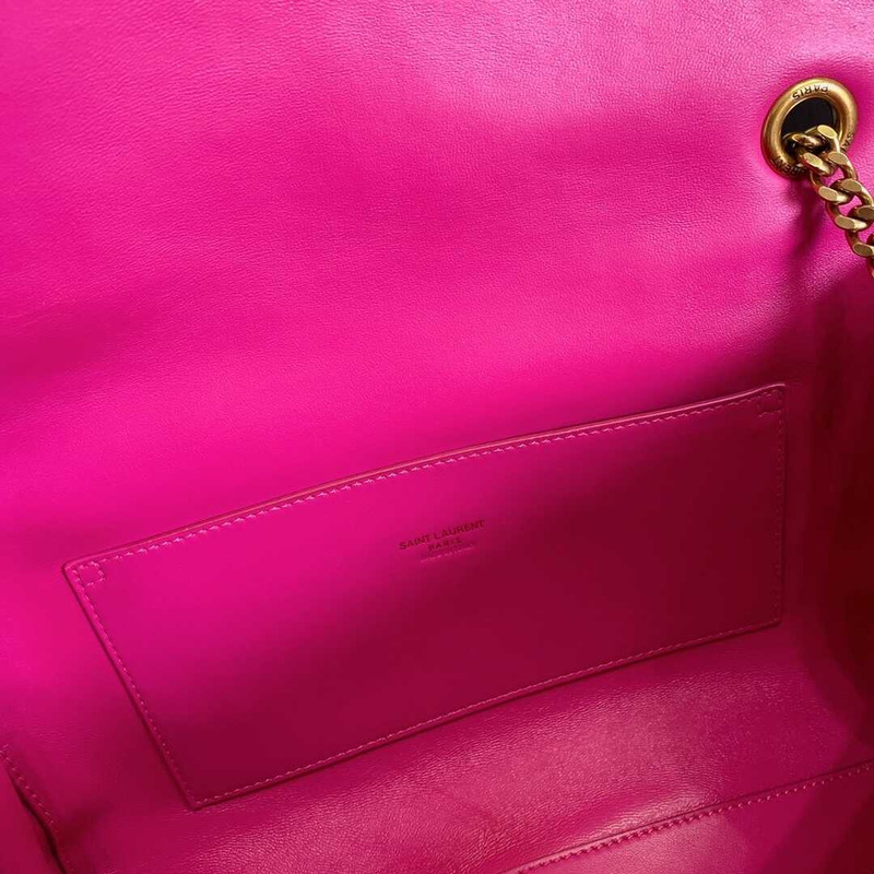 Saint Laurent Kate Medium Reversible Bag In Suede Pink