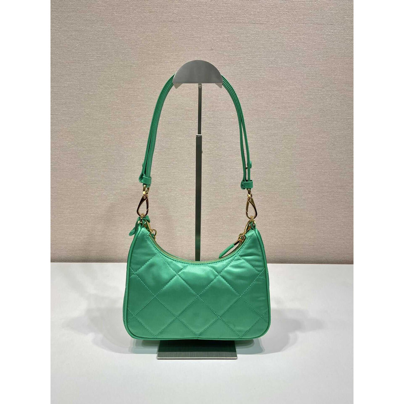 Pra*a re-edition 1995 chaîne re-nylon mini-bag mint green