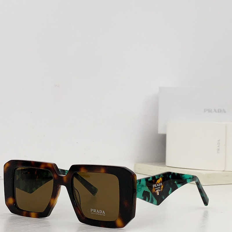 Pra*a logo sunglasses brown lenses