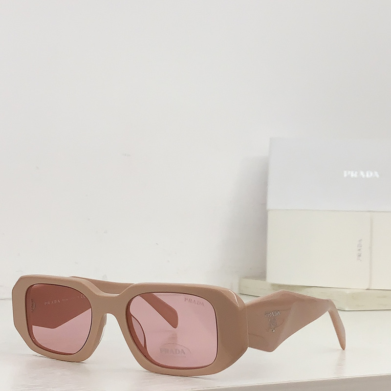 Pra*a eyewear symbole rectangle frame sunglasses pink