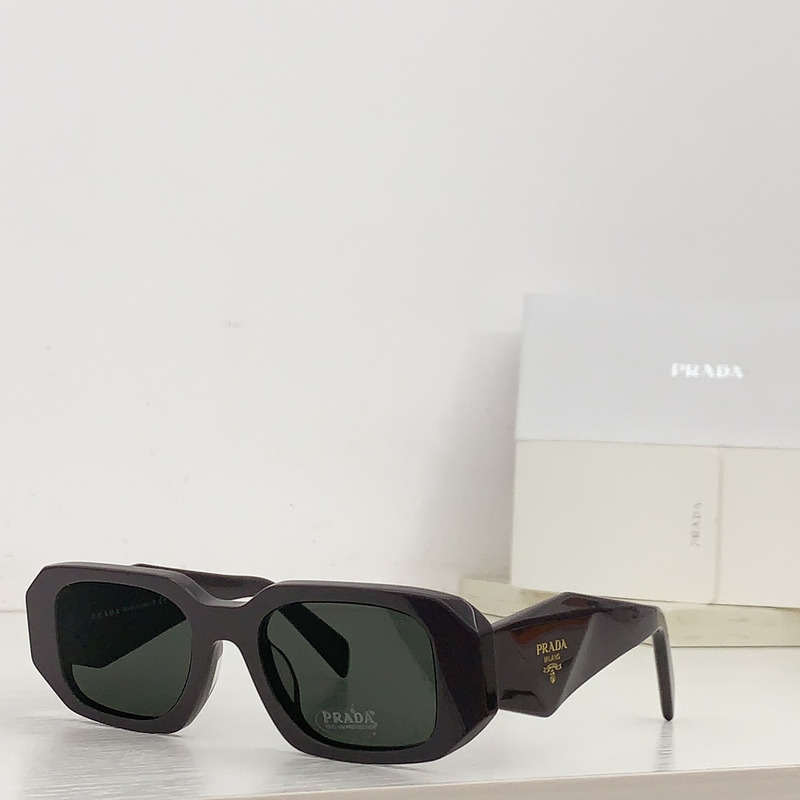 Pra*a eyewear symbole rectangle frame sunglasses black