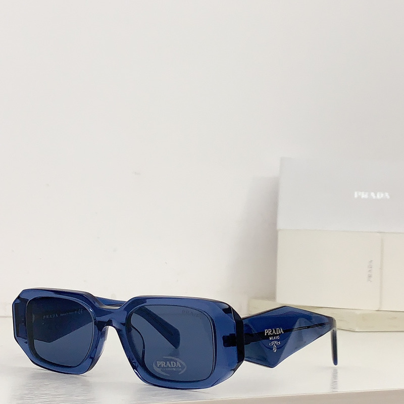 Pra*a eyewear symbole rectangle frame sunglasses blue