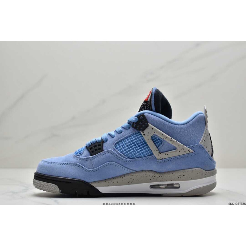 AIR JORDAN 4 Retro University Blue/Black Carolina Blue