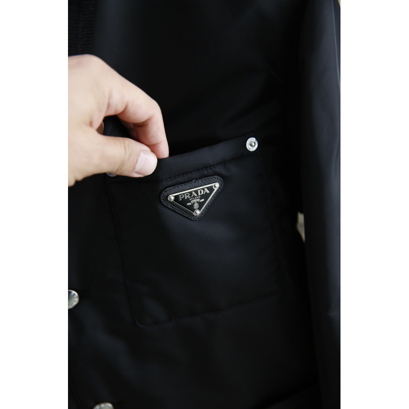 Pra*a re-nylon jacket black