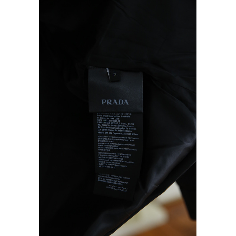 Pra*a re-nylon jacket black