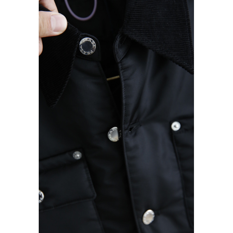 Pra*a re-nylon jacket black