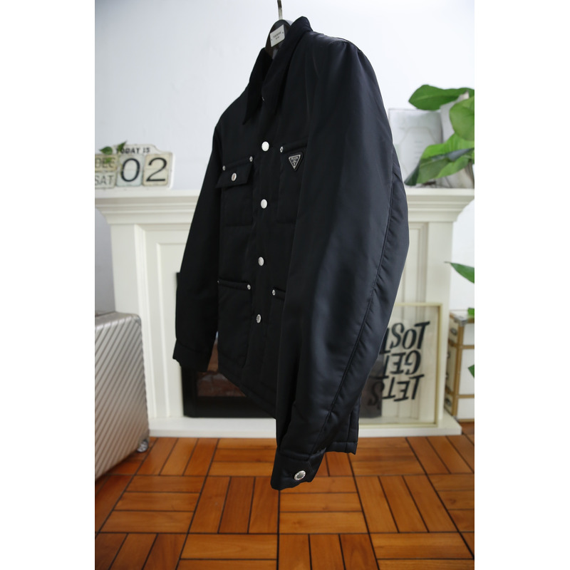 Pra*a re-nylon jacket black