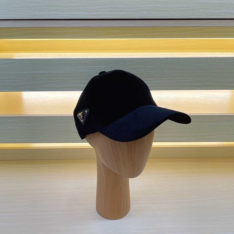 Pra*a re-nylon baseball cap black