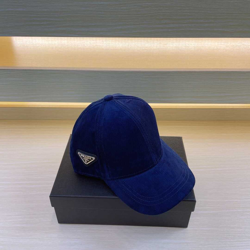 Pra*a re-nylon baseball cap navy