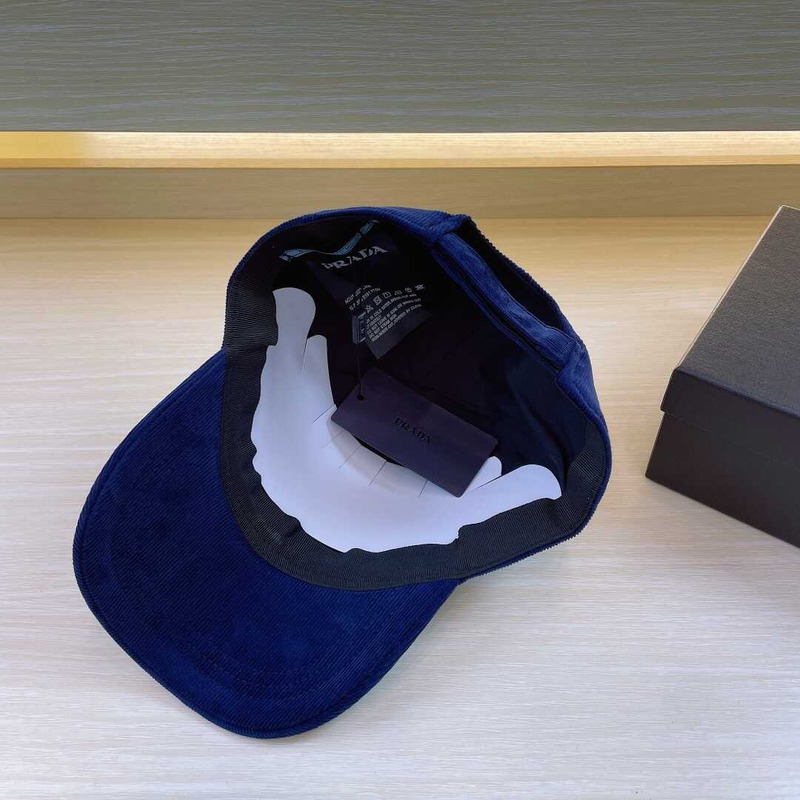 Pra*a re-nylon baseball cap navy