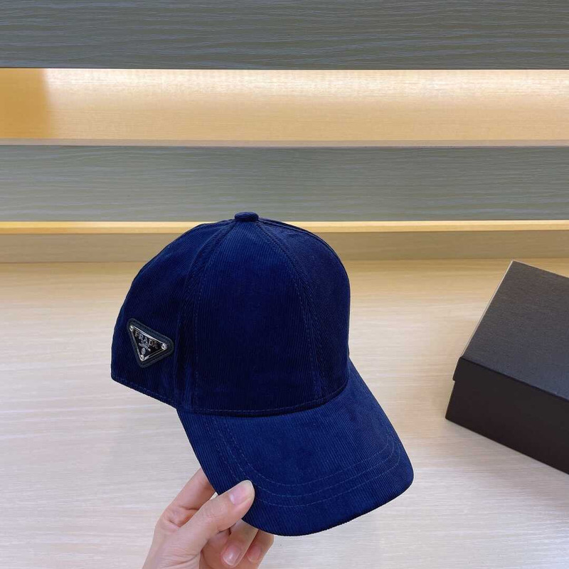 Pra*a re-nylon baseball cap navy