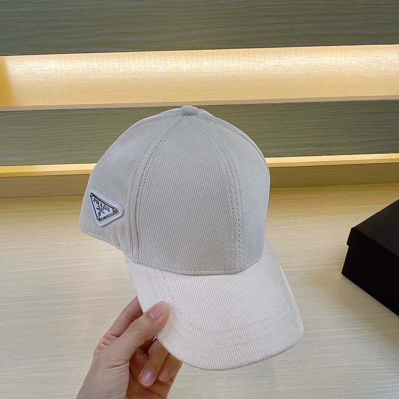 Pra*a re-nylon baseball cap white