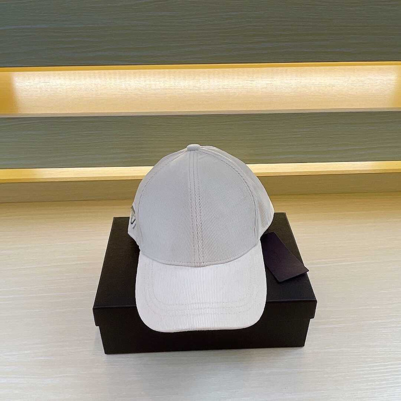 Pra*a re-nylon baseball cap white