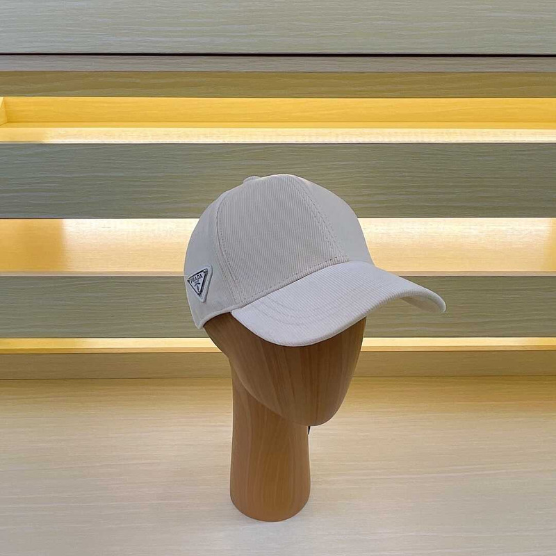 Pra*a re-nylon baseball cap white