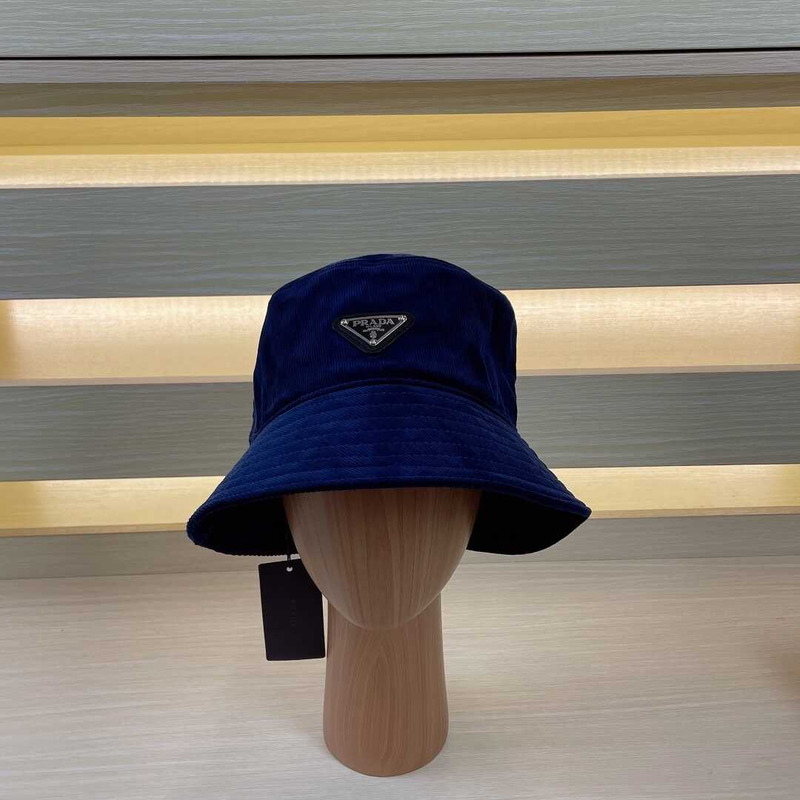 Pra*a re-nylon bucket hat navy