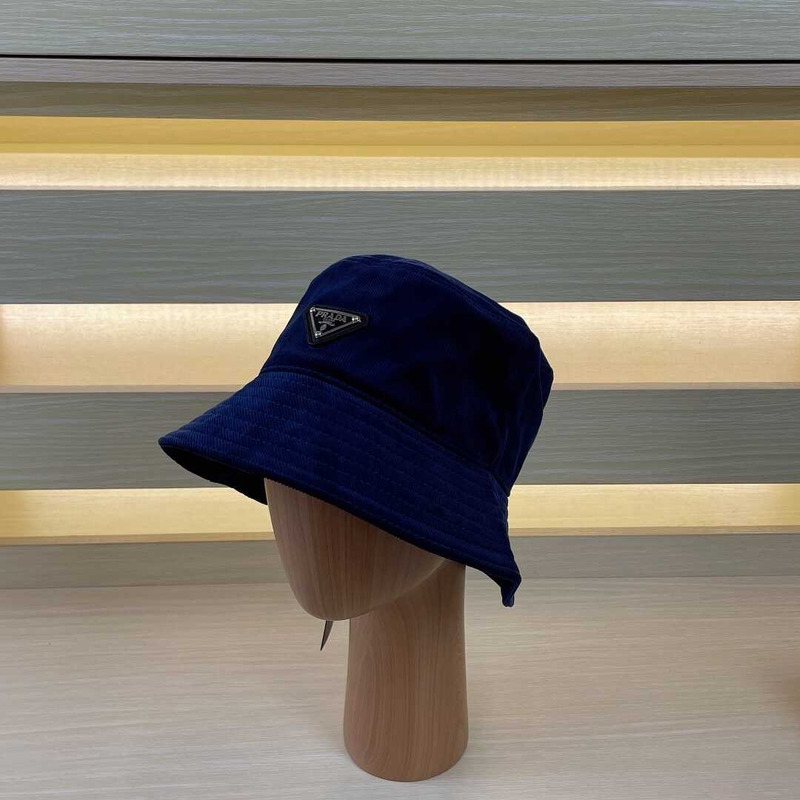 Pra*a re-nylon bucket hat navy