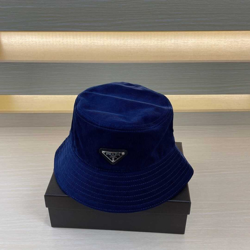 Pra*a re-nylon bucket hat navy