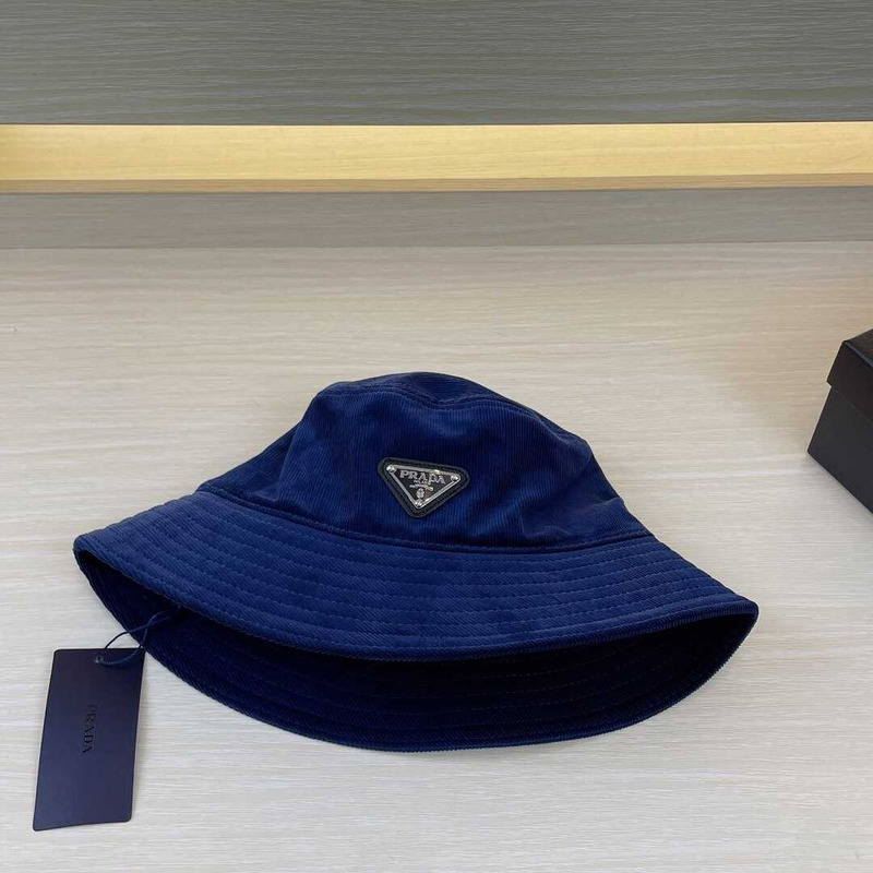 Pra*a re-nylon bucket hat navy