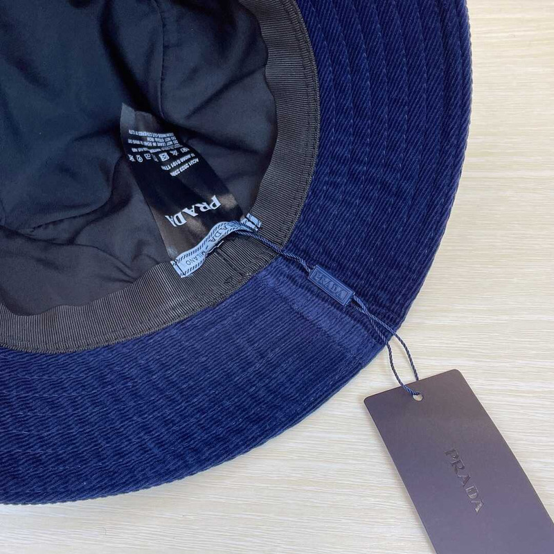 Pra*a re-nylon bucket hat navy