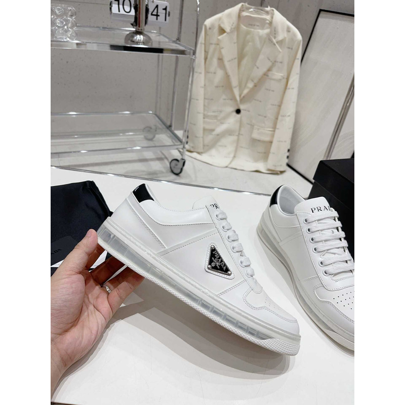 Pra*a downtown low top sneakers leather white