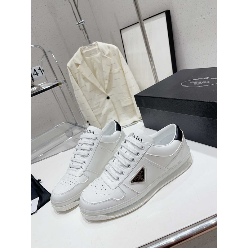 Pra*a downtown low top sneakers leather white