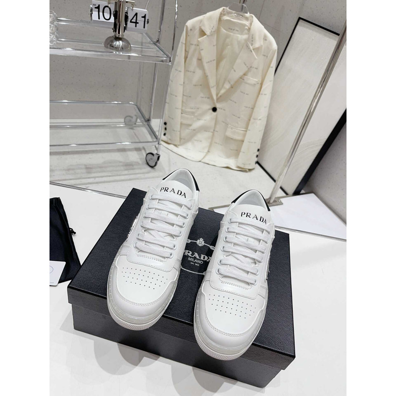 Pra*a downtown low top sneakers leather white