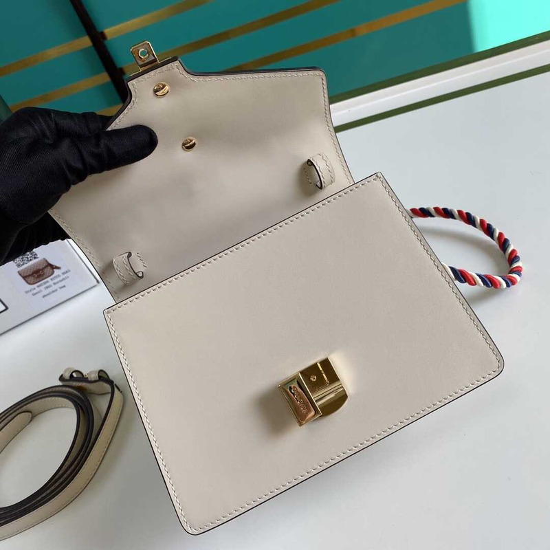 G*u*i sylvie shoulder bag (with strap) mini white