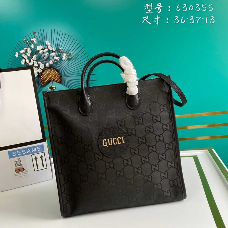 G*u*i G*u*i off the grid long tote bag black