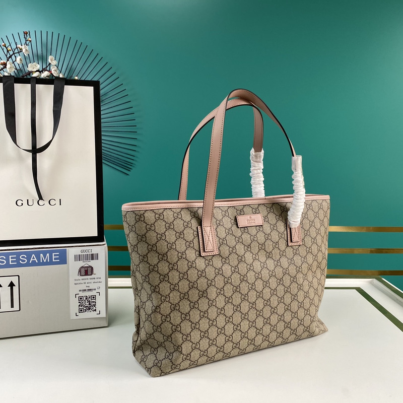 G*u*i monogram tote bag beige