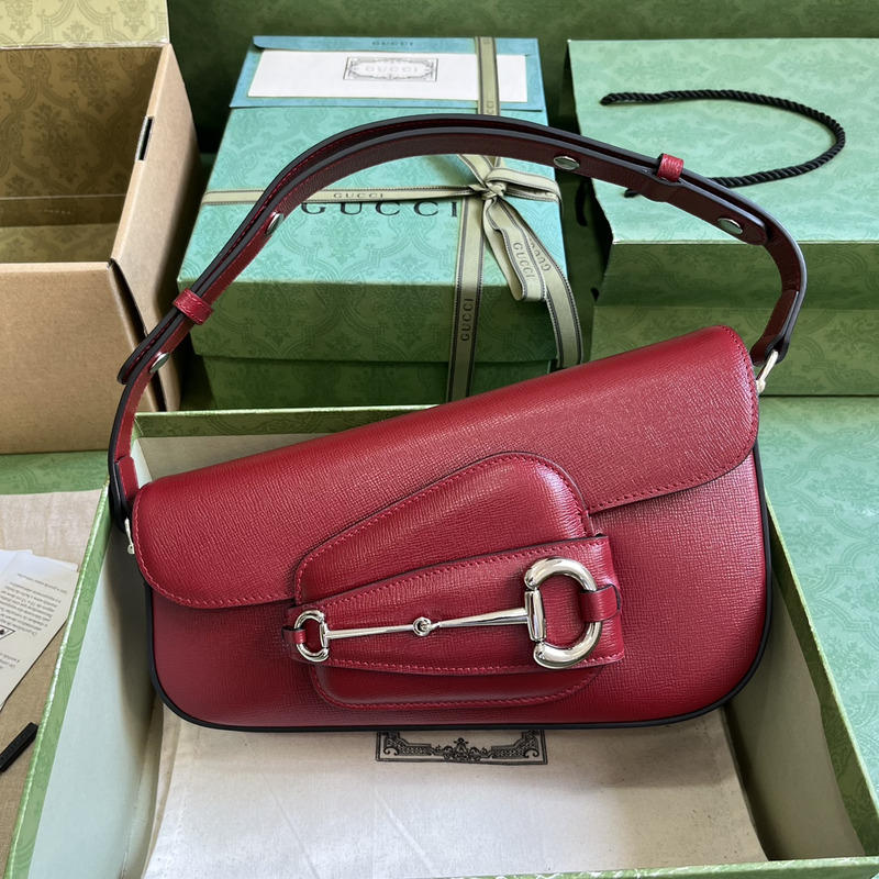 G*u*i horsebit 1955 small shoulder bag red