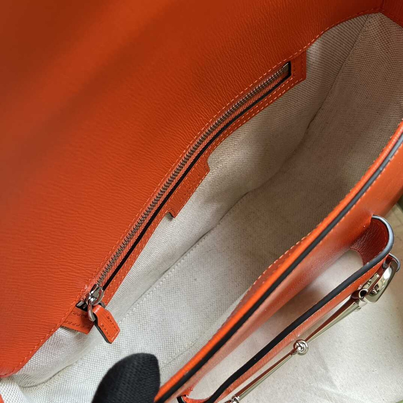 G*u*i horsebit 1955 small shoulder bag orange