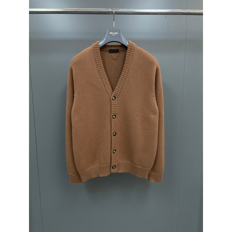 Pra*a camel hair cardigan camel brown