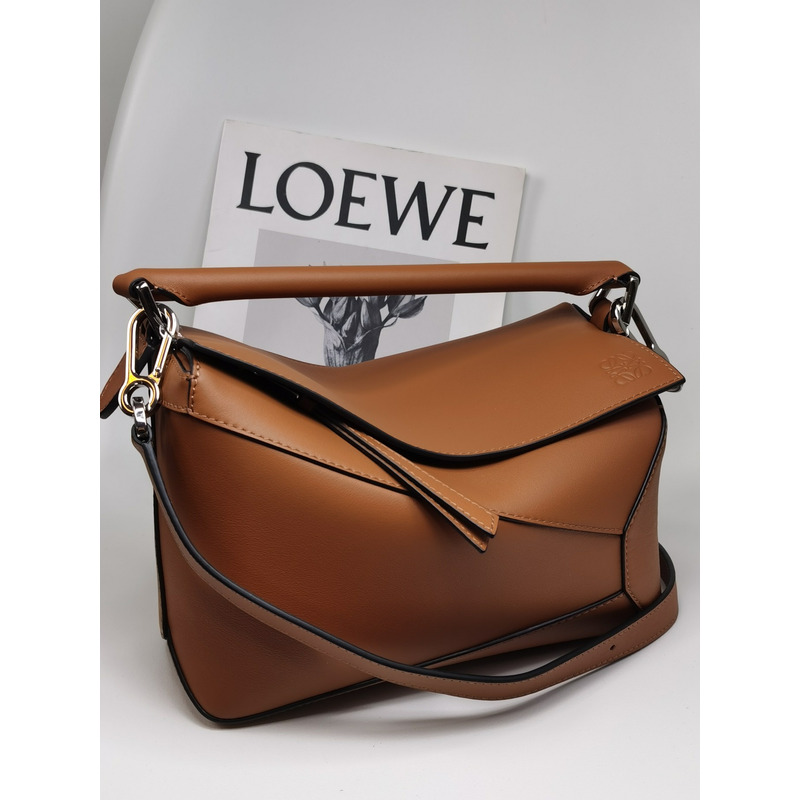 Loewe Puzzle Bag Classic Calfskin Small Tan