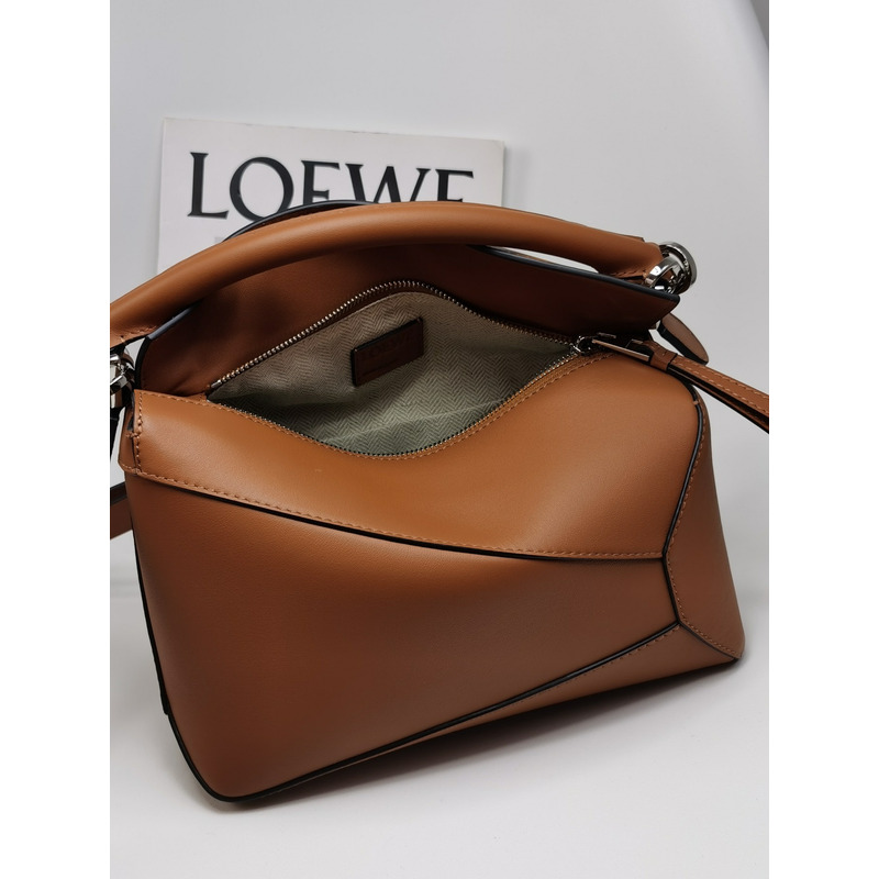 Loewe Puzzle Bag Classic Calfskin Small Tan