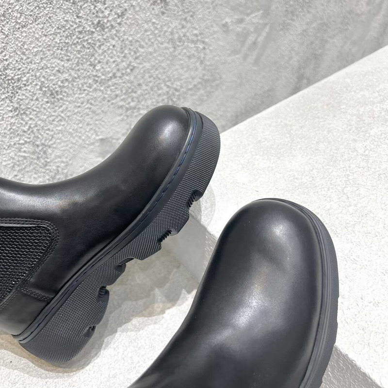 B**rry leather creeper chelsea boots black